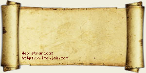 Jana Milutinović vizit kartica